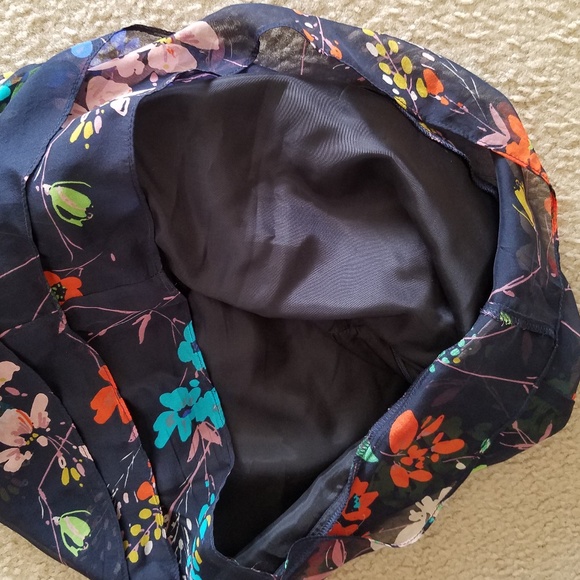 Zara Basic Printed Floral ruffled skirt sz M - Picture 8 of 8